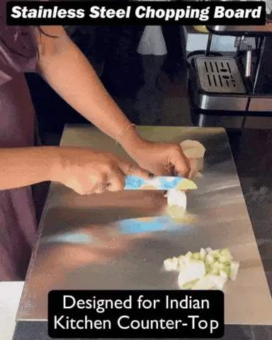304 Food Grade - Stainless Steel Chopping Board(X-Large)